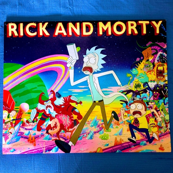 Rick and Morty Art Limited Edition Rick Morty Wall Art Poshmark